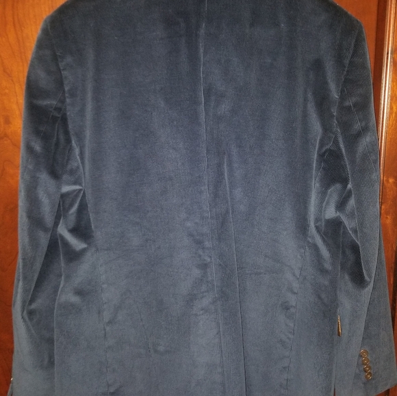 Saddlebred Men's Blazer 48L Blue Wool Blend Org $200.00 - Picture 2 of 4